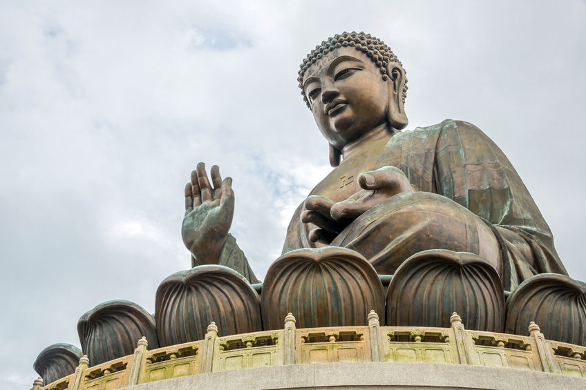 Der giagantische Tian Tan Buddha